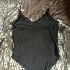 V neck bodysuit